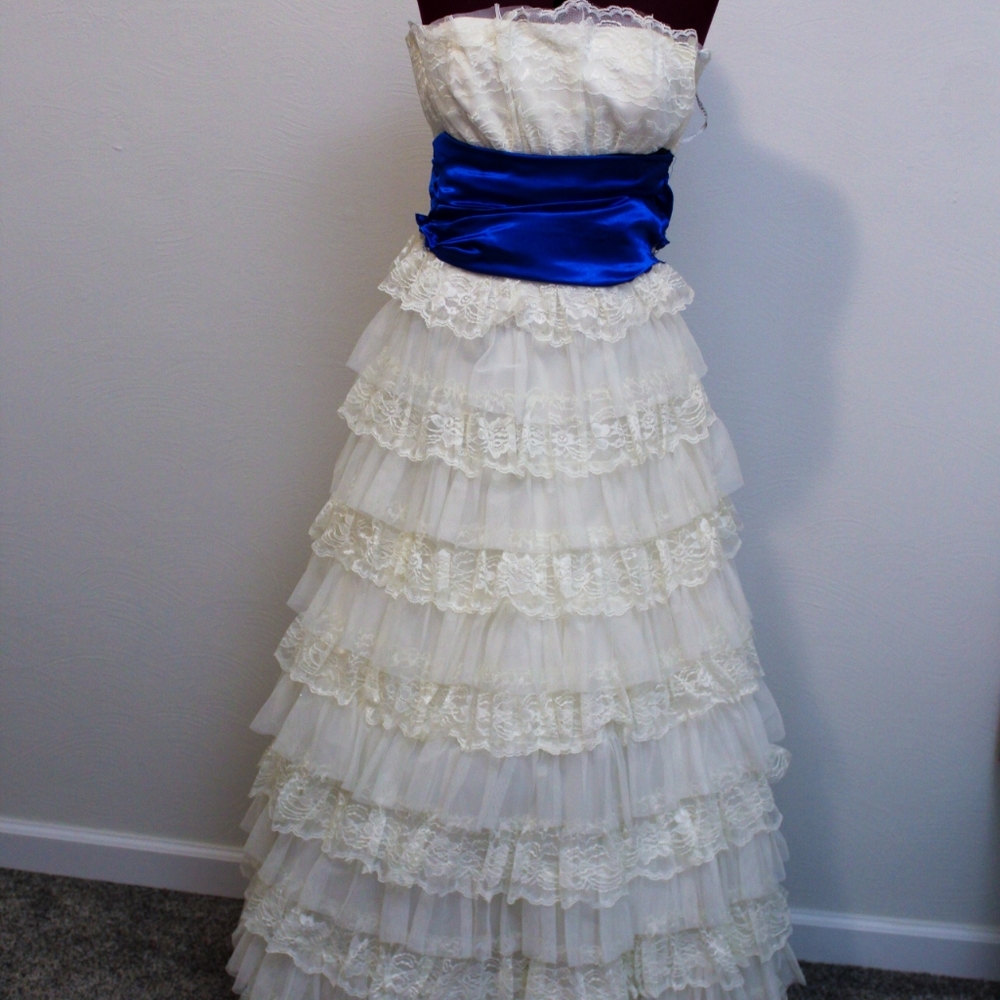 Ruffled Lace Dress
